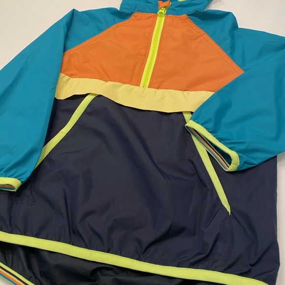 Kids Gymboree 1/2 Zip Pullover Windbreaker with Hood, Size 3 - Picture 5 of 7